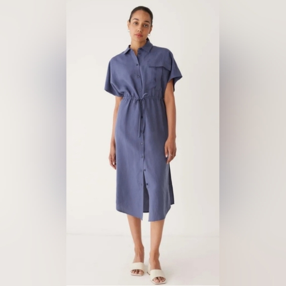 Frank & Oak Blue Maxi Dress - Picture 1 of 9